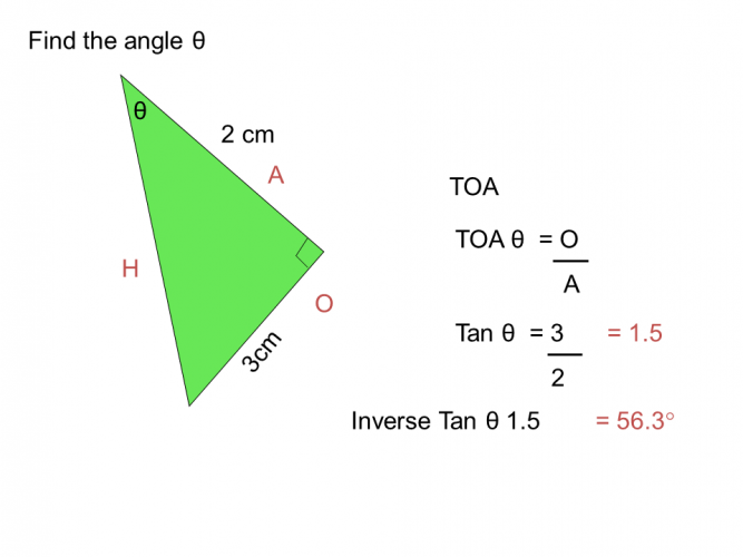 Find a Missing Angle Using the Tan Ratio Worksheet EdPlace
